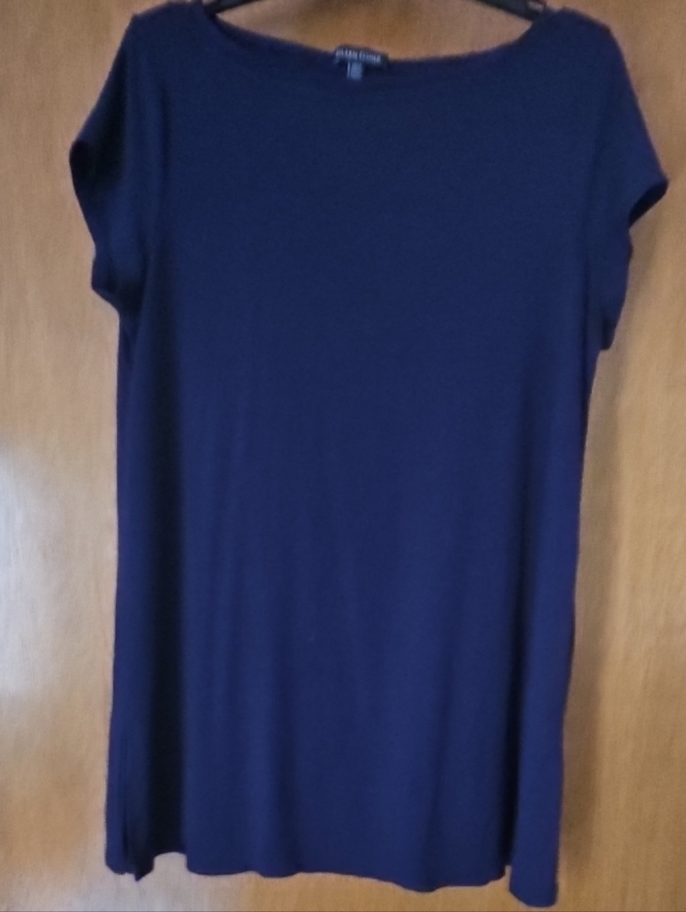 Eileen Fisher Deep Navy Short Sleeve Tunic
